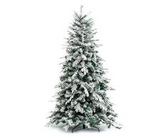 XONE Albero di Natale Innevato Alaska 180 cm - Effetto Realistico