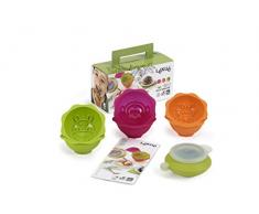 Lékué 0240706SURM017 - Kit decorazione mini dolci, in silicone