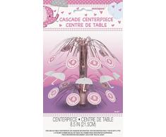 Unique Party 41677 - Decorazione da Tavola per Baby Shower con Elefante Rosa