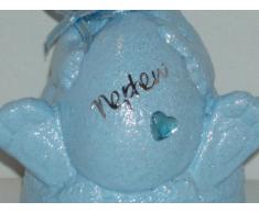 Un adorato nipote ", colore: Blu Baby coniglietto pasquale, decorazione commemorativa da Ziggy Crafts
