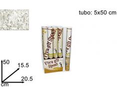 SPARACORIANDOLI Matrimonio Tubo Cannone 50 cm Festa SPOSI Bianco Party Wedding ( 1 Pezzo )