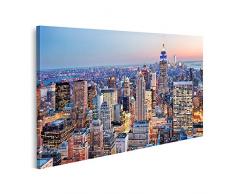 islandburner Quadro su Tela New York City USA Stampa Foto Quadri Moderni