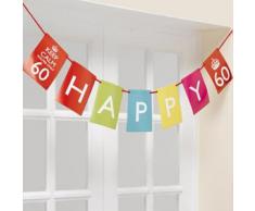 Neviti - Decorazioni per Compleanno Keep Calm, Youre Only 60, Colori Assortiti