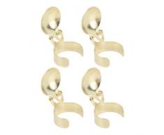 Anello Spegni Candela, Anello Spegni Candela Facile da Usare 4 Pezzi per Soggiorno (Oro)