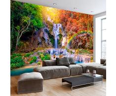 murando Carta da parati 350x256 cm Fotomurali in TNT Murale alla moda Decorazione da Muro XXL Poster Gigante Design Carta per pareti Natura Paesaggio cascata Albero c-B-0126-a-a
