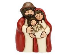 THUN - Mini Presepe Classico 2019 con Capanna Piccola a Stella - Ceramica - 12,5x10,5x16 cm