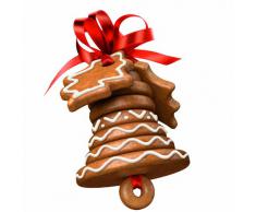 Tescoma Delícia Set stampini per biscotti a forma di campana di Natale