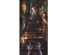 Amscan International – 241151 1,65 m x 85 cm Casa Stregata Stairway porta Kit di decorazione