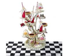 Talking Tables Alzata per Dolci Alice nel Paese De, Multicolour, 59x27x2.5 cm