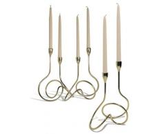 Black Blum - Candelabro Loop, finiture in acciaio, colore: cromato