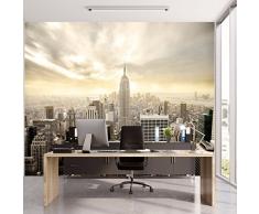 Carta Parati New York 366 x 254 cm Include Colla Manhattan Skyline City città wallpaper fotomurali poster gigante ufficio