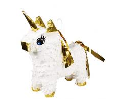 Boland- Mini Pinata Unicorno, Colore Bianco, Taglia Unica, 30976