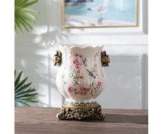Hengqiyuan Vaso in Ceramica Vintage Cinese, Decorazioni per la Casa in Stile Antico, Non per Lo Stoccaggio dellAcqua,D