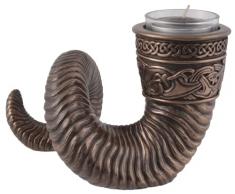 Portalumino tedesco come corno di ariete, bronzato by Veronese