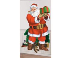 Amscan 1.65 m x 85 cm Decorazione Babbo Natale