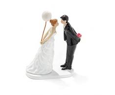 C.X.Y. Cake Topper Matrimonio Decorazione Torta Resina Sposo Sposa Palloncino Fiore Evento