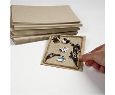 Cartoncino riciclato, formato A5, 15 x 21 cm, 225 cm, 125 fogli