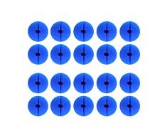 VORCOOL 50Pcs Blu Spugna Nasi Schiuma Clown Nose Divertente Cosplay Masquerade Prop per Halloween di Natale Costume di Carnevale Vestito da Partito up