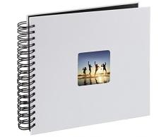 Hama 2108 Album Spiralato Fine Art, 28 x 24 cm, 50 Pagine, 100 Foto, Bianco