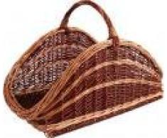 Aubry Gaspard AG1370 - Cesto portalegna in Vimini Grezzo, 61 cm