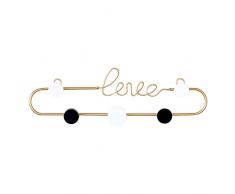 arkaan Lettere Ganci Appendini di Metallo Legno Massiccio Arte Organizzazione Casa Appendiabiti Appendiabiti Appendiabiti Appendiabiti