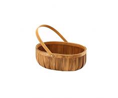 XYJHQEYJ Picnic cestino pane cestello rotondo cestino rattan frutta cestino vassoio cestello cestino cestelli da frutto ciotole di frutta stoccaggio alimentare serving vassoi rattan cesto rattan decor