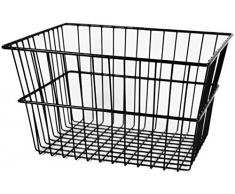 34.10.51 Cestino Bici Posteriore "Norvegia" Nero Misure Cm 40x30x22h