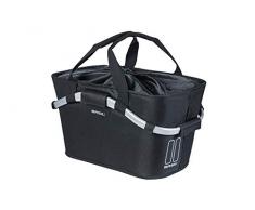 Basil Classic Carry all, Cestino per Bicicletta. Unisex Adulto, Nero, 22 Litri