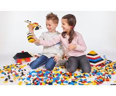 SIMBA Blox barattolo 100 mattoncini Rosso 48905