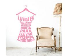 Appendiabiti Spagnolo Adesivo Lavanderia Decorazione Casa Vinile Appendiabiti Quote Adesivi Rimovibili 30 * 57Cm
