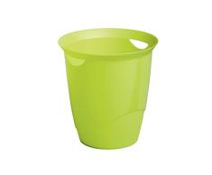 Durable - 1701710020 Cestino Gettacarte Trend, Capacità 16 Litri, Doppia Impugnatura, 330 x 315 mm, Verde