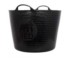 Tubtrugs - Mastello flessibile, misura grande, 38 l nero