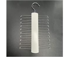 Portacravatte di Legno Tie Rack per 20 Cravette Portacravatte in Legno Cremagliera Sospesa in Legno Armadio Sciarpa Cintura Gancio Stoccaggio Con gancio girevole a 360° per Cravatte Scialli Sciarpe
