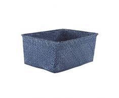 Compactor Kito Cesto, Giunco Intrecciato, Jeans