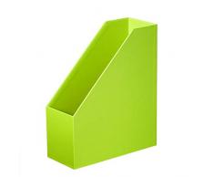 LOFAMI Casa Portariviste e portagiornali Colonna di File del Titolare di File di Carta di Informazioni di archiviazione a scrivania Singola Portariviste (Color : Green)