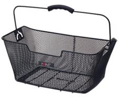 Point, Cestino posteriore per bici, Nero (schwarz), 40x28x18cm