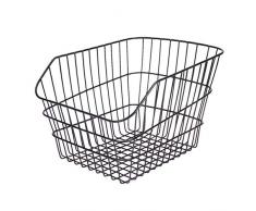 VORCOOL Cestello per Bici Posteriore Cestello per Montaggio su Portapacchi in Filo Metallico per Accessorio da Ciclismo Posteriore sotto Il Sedile (Nero)
