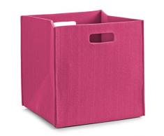 Zeller, Cesto portaoggetti rettangolare in feltro, Rosa (Rosa)