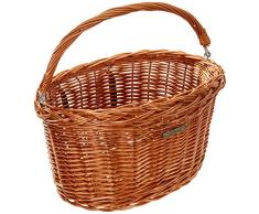 Basil 159338, Cestino per Bici Detroit, Colore: Marrone Naturale, Taglia Unica