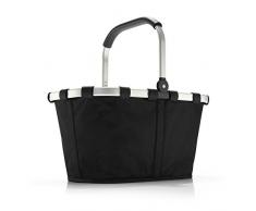 reisenthel carrybag - Cestino per Spesa, Design Resistente, Elegante e Spazioso, per Shopping e Picnic, Tessuto Idrorepellente, 22 L, Nero