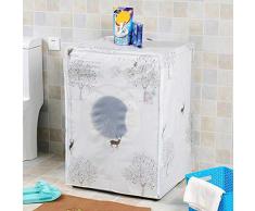Vosarea Coprilavatrice Carica Frontale Esterno Impermeabile con Cerniera 85x 54 x56,5 cm (trasparente con motivo di cervo)