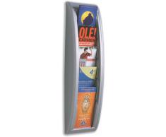 Paperflow K540625 Quick Fit 1/3 A4 Portariviste da Muro, 5 Scomparti