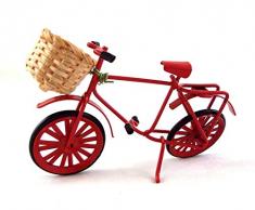 Mobili Giardino In Miniatura Casa Delle Bambole Accessori Di Negozio Rossi Acquisti Moto Bicicletta cesto di w