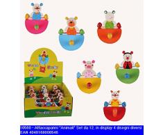 Cameretta bimbo: appendino gancio appendiabito in legno da parete