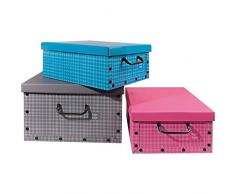 La Piacentina 0424A Scatola Custodia in Cartone, Colori assortiti