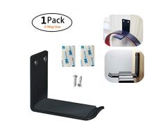 MeetRade Auricolare Cuffie appendino Underdesk Wall Sticker on Stander per Home Office