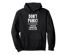 Raccoglitore di mobili in vimini Felpa con Cappuccio