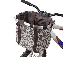 Docooler Cestino Anteriore Bici Staccabile Animale Domestico Vettore Lega di Alluminio
