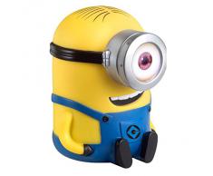 Air-Val, Set di salvadanaio a forma del Minion Stuart e doccia-shampoo per bambini, 200 ml