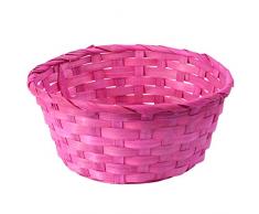 Garneck Rattan Cibo Cesto di bambù Uovo Cesto di Frutta Rotondo Tessuto Snack Food Bin Supporto del Partito dei Bambini Cestino del Giocattolo Multiuso di Immagazzinaggio Agriturismo